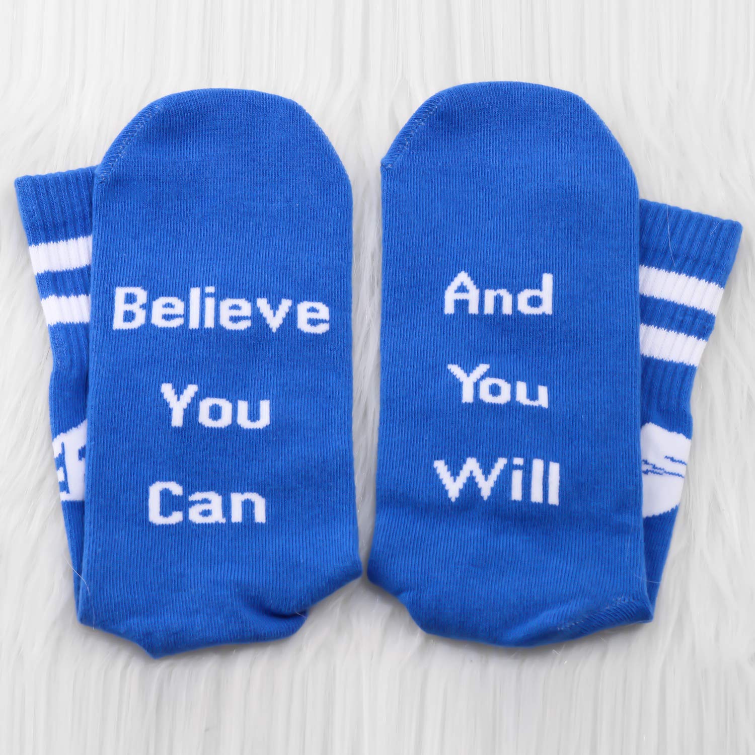 MBMSO 2 Pairs Cheerleading Socks - Best Cheerleader Gifts for Team Spirit & Performance - Perfect for Competitions, Practice & Cheerleading Events