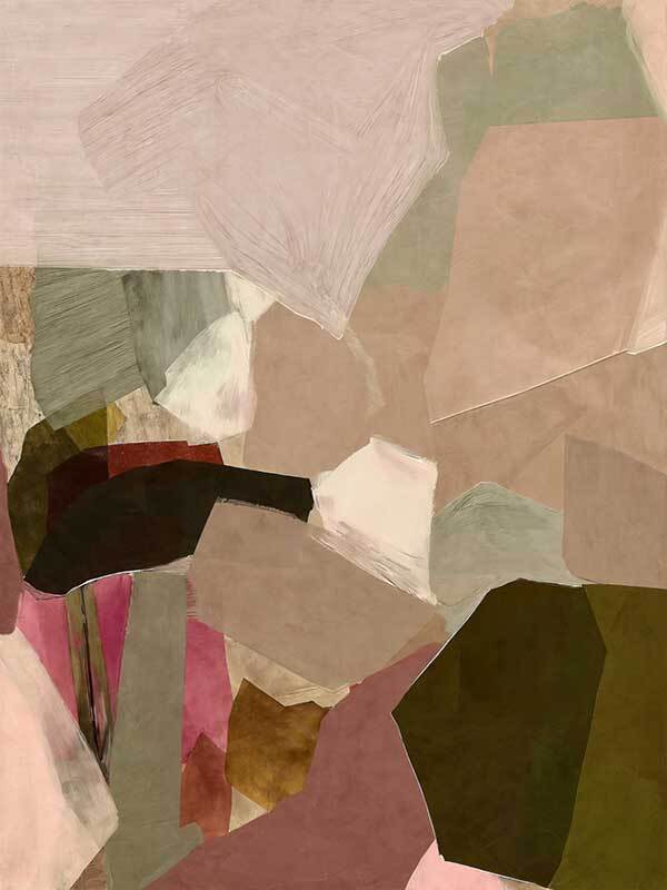 Deconstructed Desert II Canvas Art Print - Modern Abstract Wall Decor for Living Room, Bedroom & Office - Perfect for Home & Office Decor