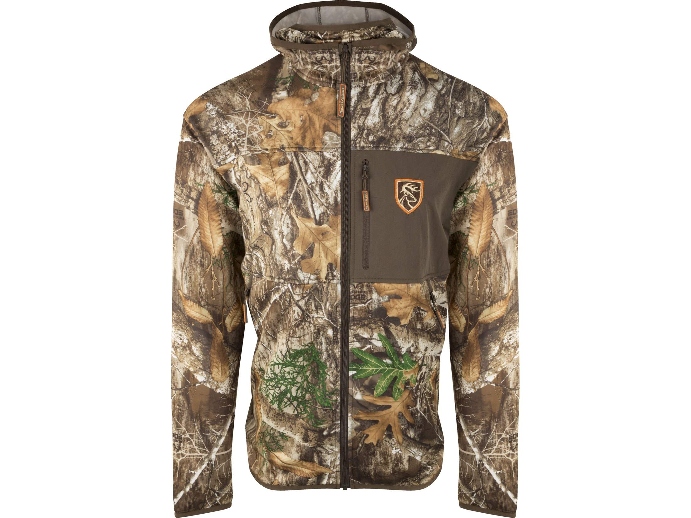 Drake Waterfowl Classic Full Zip Hooded Sweatshirt for Men - Waterproof & Windproof Hunting Jacket for Outdoor Adventures