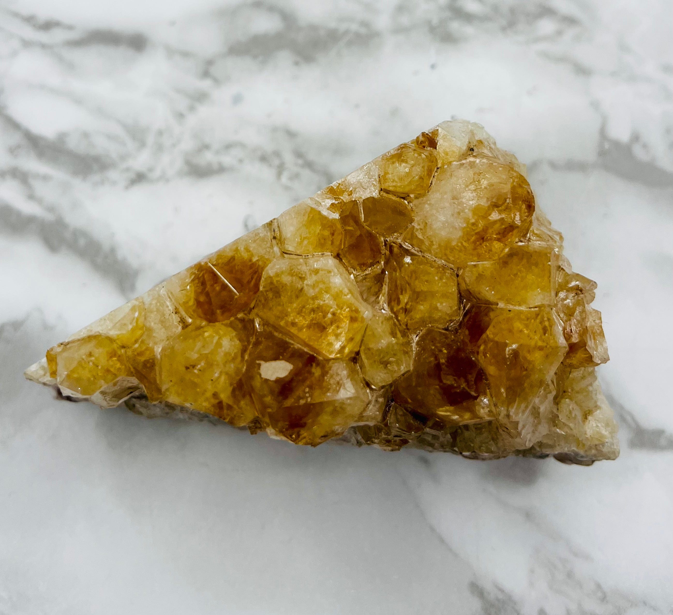 Natural Citrine Crystal Cluster - 31g Raw Citrine Stone for Healing, Meditation & Home Decor | Positive Energy, Spiritual Growth & Feng Shui Use