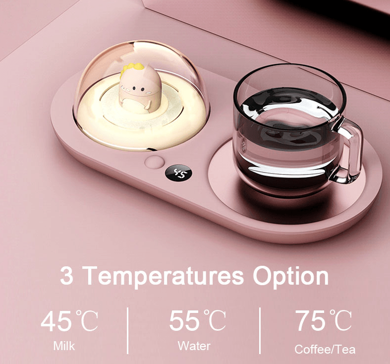 Sakura Aromatherapy Essential Oil Diffuser with Mug Warmer - Perfect for Home, Office, and Relaxation Spaces