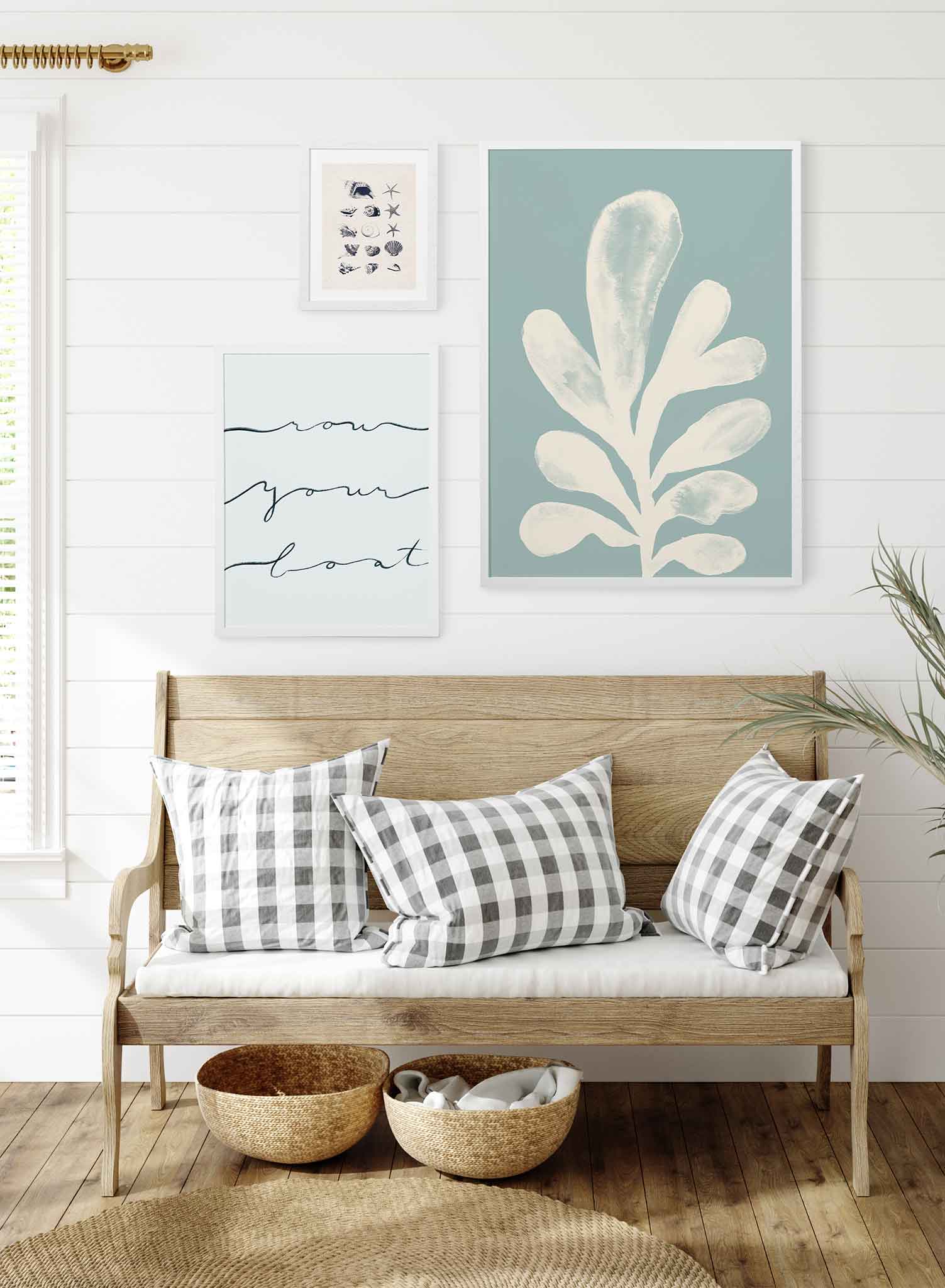 Sea Flower Wall Art Poster - Vibrant Ocean Themed Decor for Living Room, Bedroom & Office | Perfect for Home & Office Decoration