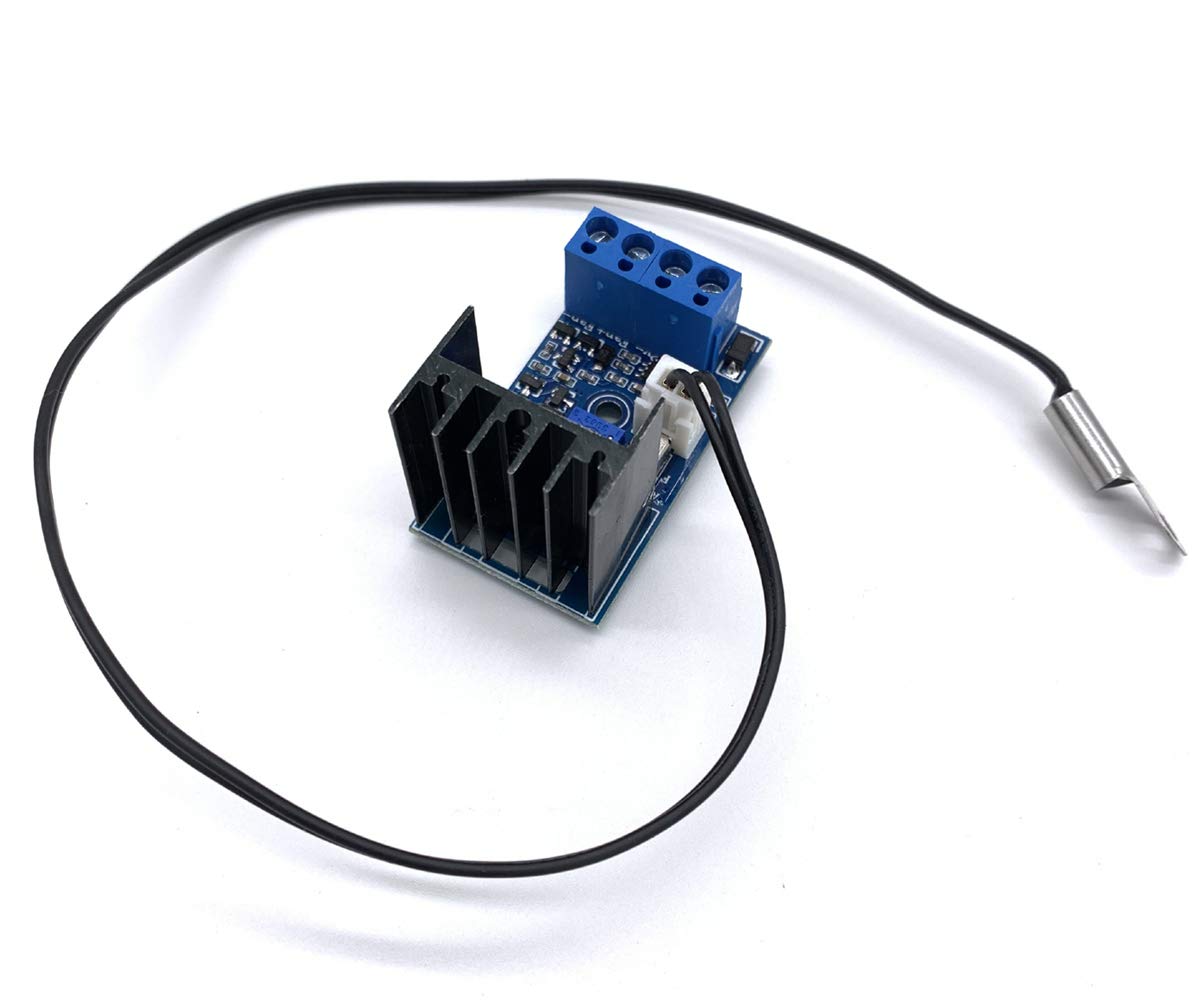 12V PC Fan Speed Controller - Automatic CPU Temperature Control for 2/3/4-Wire Fans - PC Cooling & Case Fan Regulation