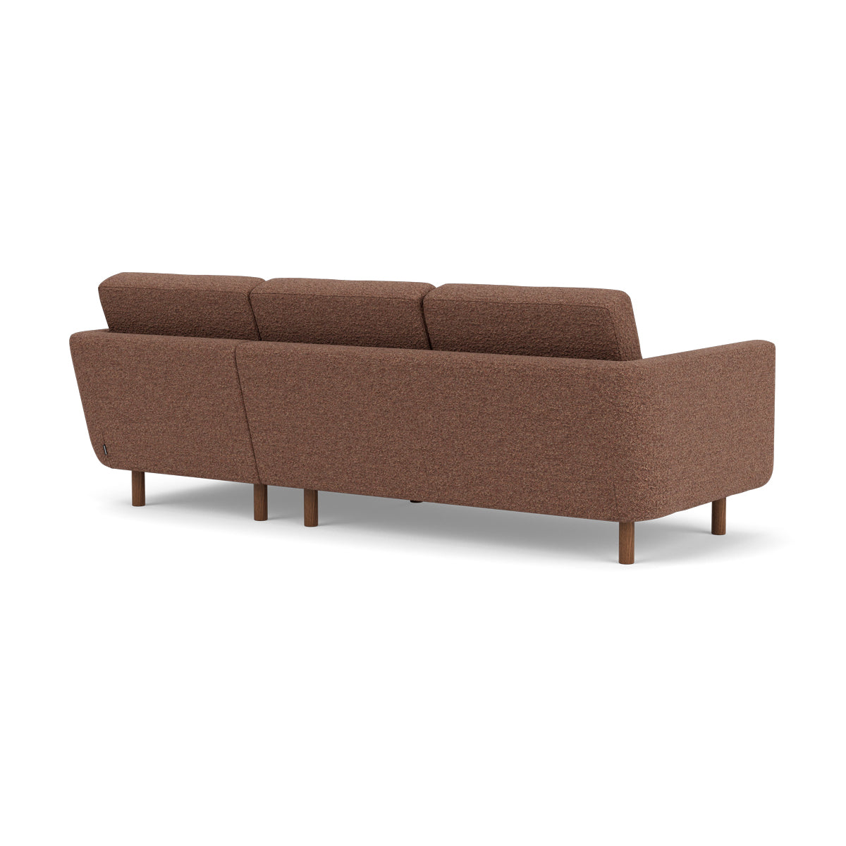 Luxury Conrad Boucle Right Chaise Sofa - Modern Upholstered Sectional Couch for Living Room, Lounge & Home Theater | Soft Chenille Fabric, Comfortable Seating for Family & Guests