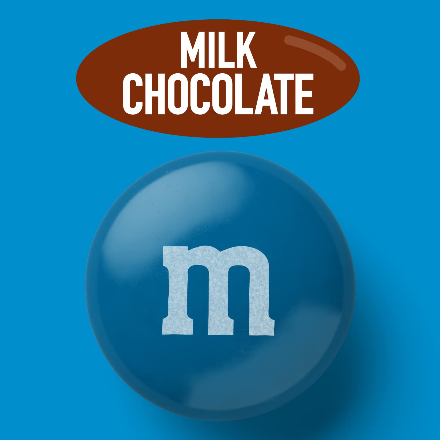 M&M'S Blue Milk Chocolate Candy Bulk - 5 lbs Resealable Bag for Graduation, Wedding, Birthday Party, Baby Shower, Gender Reveal & Holiday Celebrations - Perfect for Easter, 4th of July & Party Favors