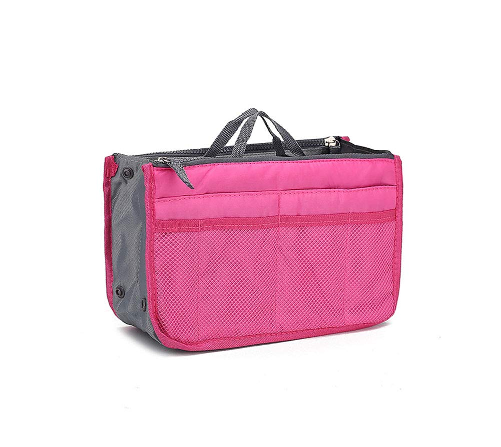 UCARE Travel Toiletry Bag for Women - Rose Red Cosmetic Organizer for Makeup & Accessories - Perfect for Travel