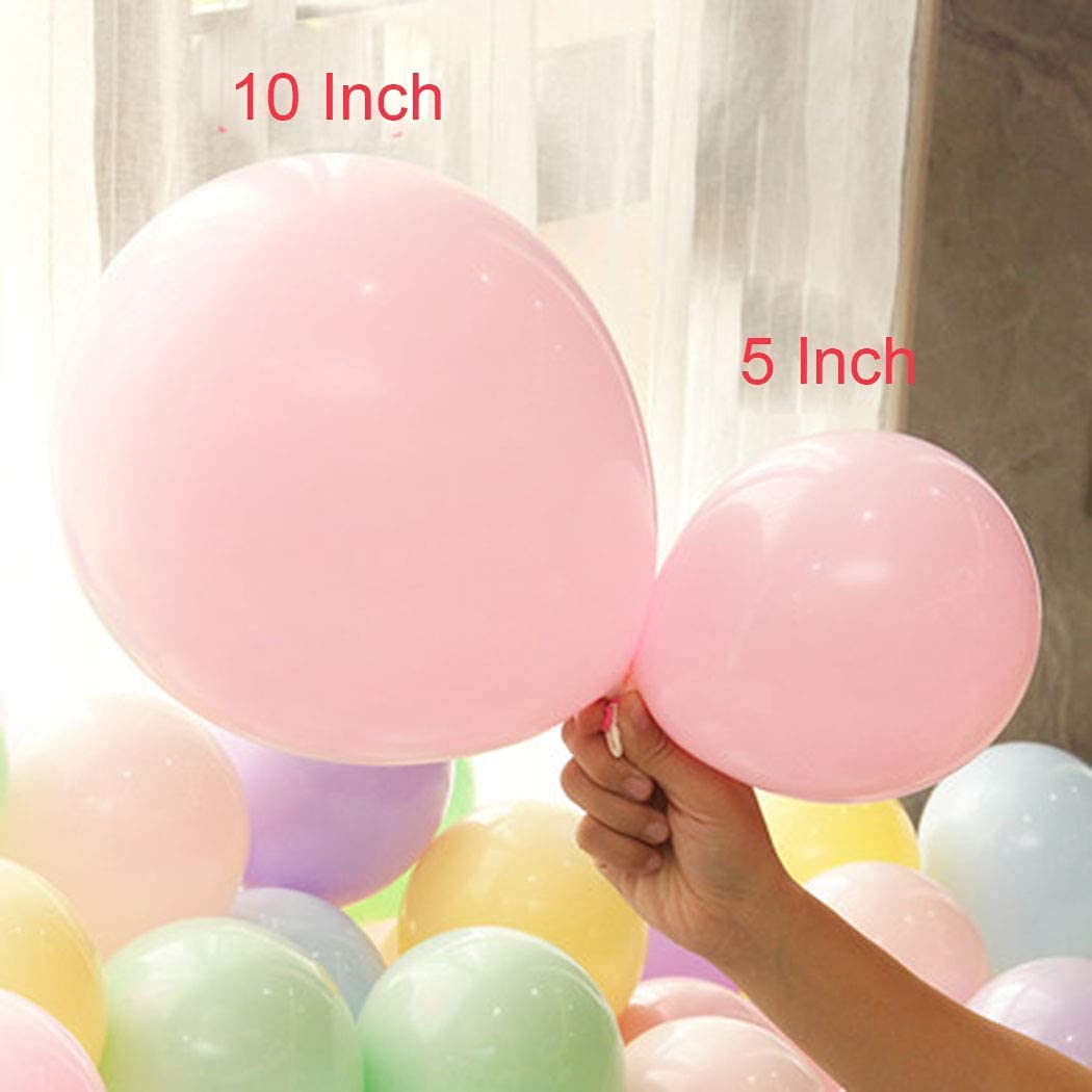 200 Pack 5 Inch Pastel Blue Macaron Latex Balloons for Baby Shower, Gender Reveal, Birthday, Wedding, Anniversary & Party Decorations – Perfect for Christmas, Festivals, Picnics & Special Events (Blue)