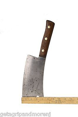 Foster Brothers 2190 Professional Solid Steel Meat Cleaver Knife - Heavy Duty Butcher Knife for Chopping Meat, Bones & Vegetables - Perfect for Home Kitchen & Commercial Use