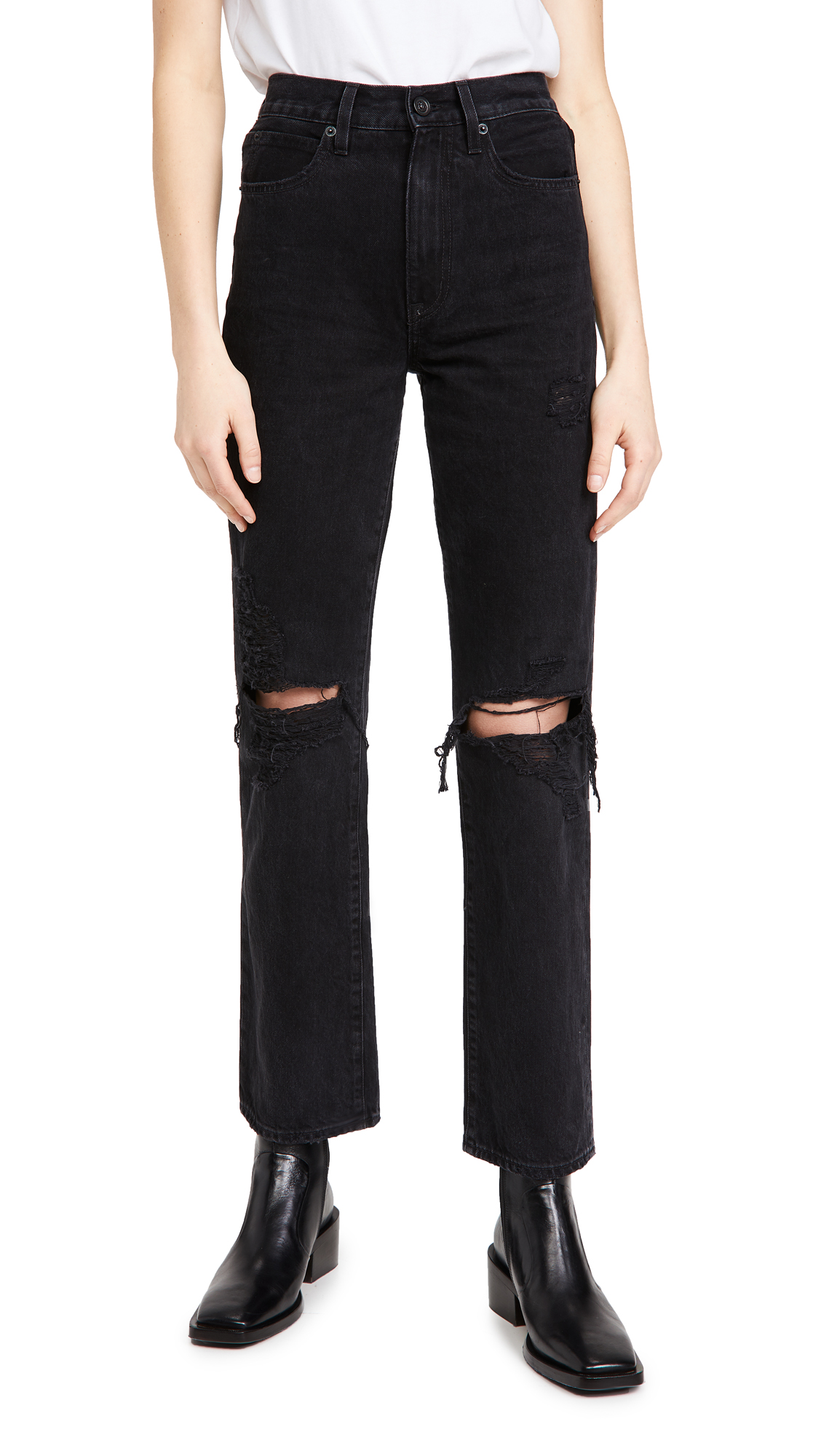 SLVRLAKE Women's London Jeans - High Waist Skinny Stretch Denim Pants for Casual & Work Outfits | Perfect for Office, Date Night & Everyday Wear