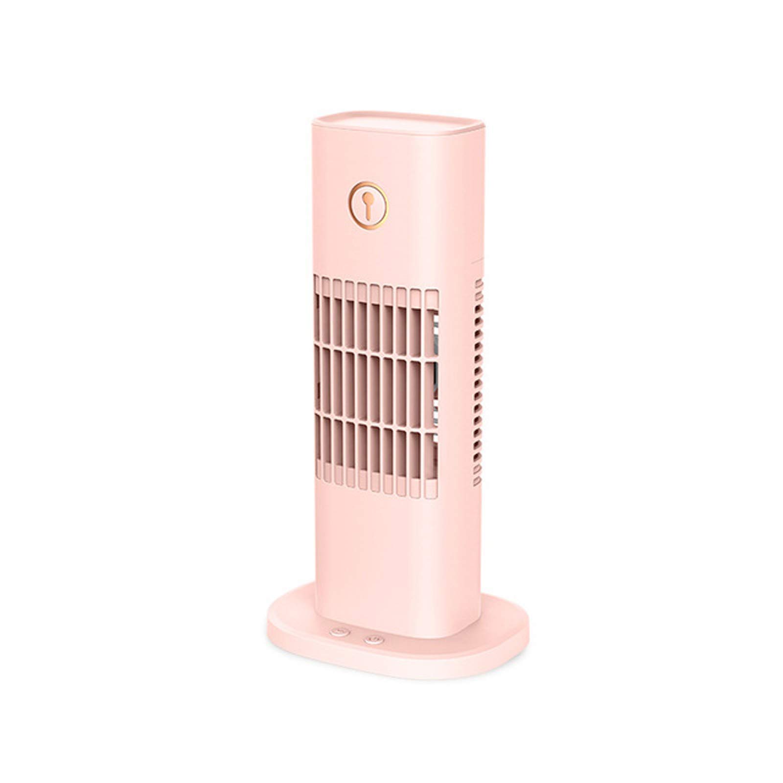 Portable 3-in-1 Mini Air Conditioner & Humidifier - Personal Evaporative Cooler with 3 Wind Speeds & Color Changing LED Lights for Bedroom, Office, and Outdoor Use