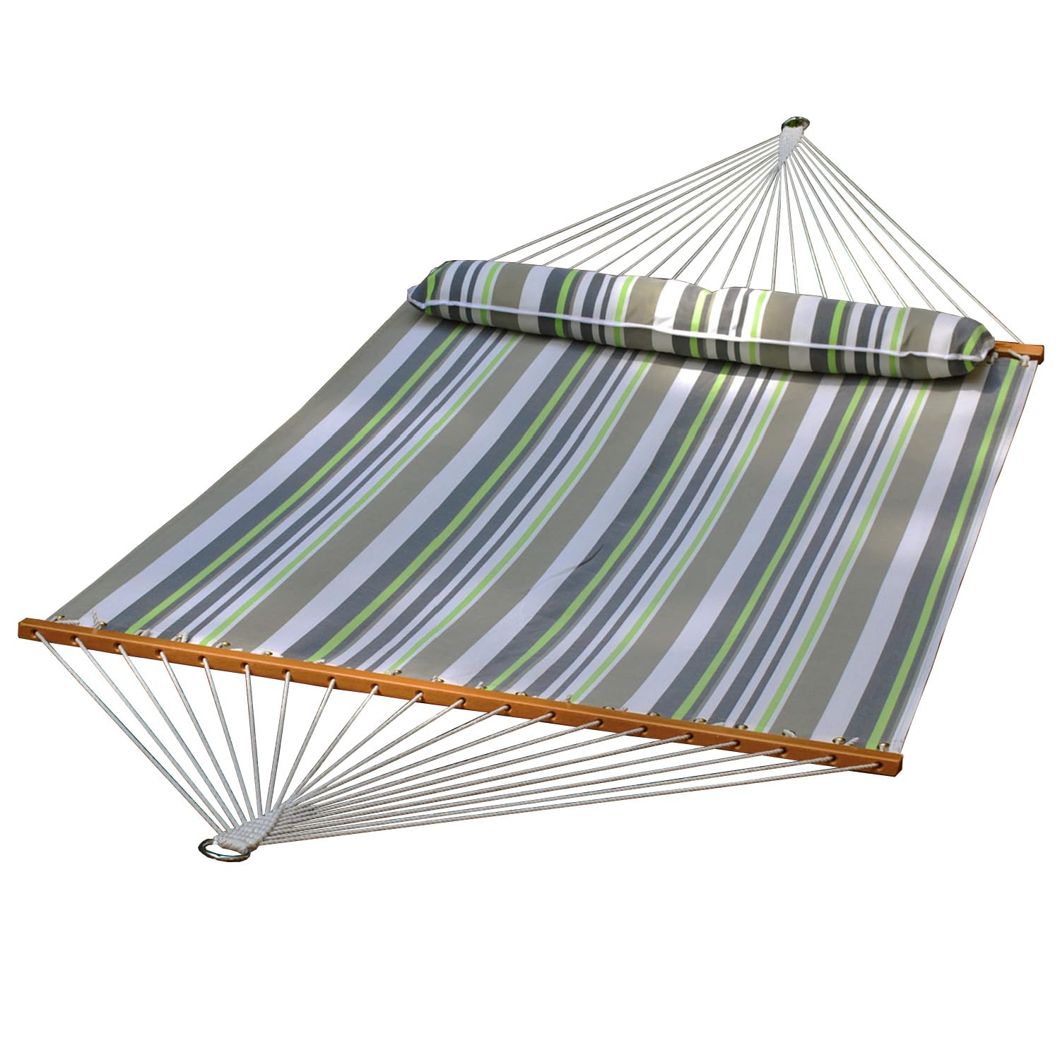 Algoma 13' Quick Dry Hammock with Bolster Pillow - Lightweight & Durable for Camping, Backpacking, Beach & Outdoor Relaxation