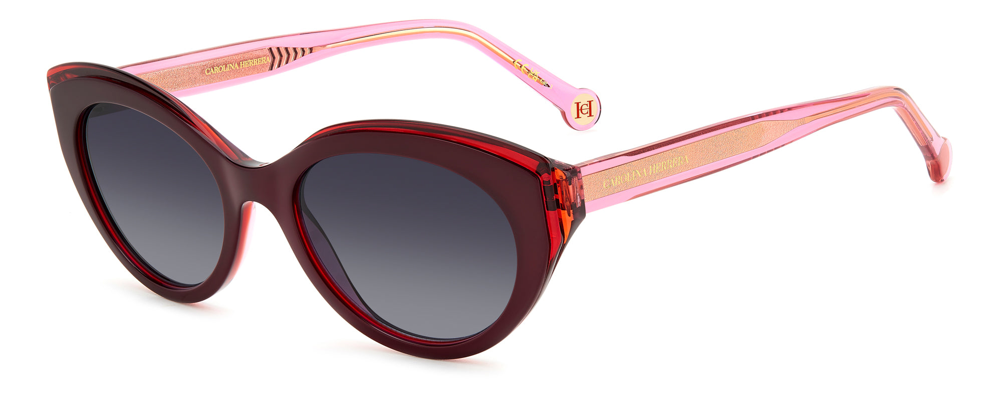 Carolina Herrera HER 0250/S Women's Designer Sunglasses - UV Protection Luxury Fashion Shades for Beach, Driving & Outdoor Activities