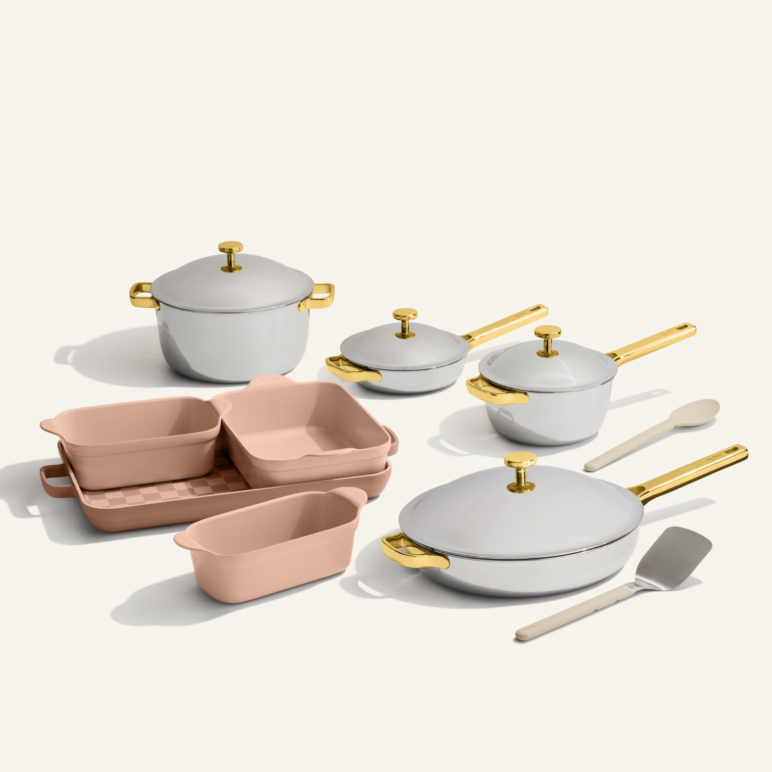 VIP Titanium Pro Complete 15-Piece Nonstick Cookware & Bakeware Set - Pots, Pans, Baking Sheets for Healthy Cooking, Frying, Roasting - Perfect for Home Chefs & Professional Kitchens