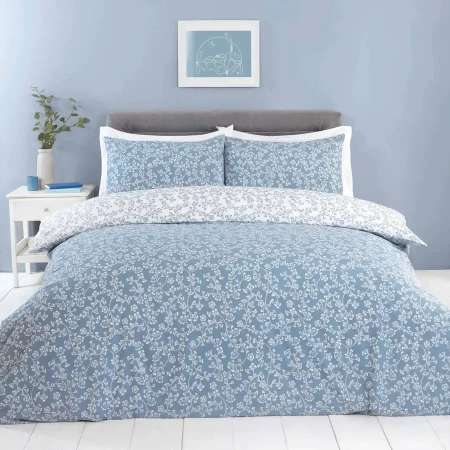 Premium Sade Duvet Cover Set - Soft & Breathable Blue Bedding Set, King/Queen Size - Perfect for Master Bedroom, Guest Room & Cozy Home Decor