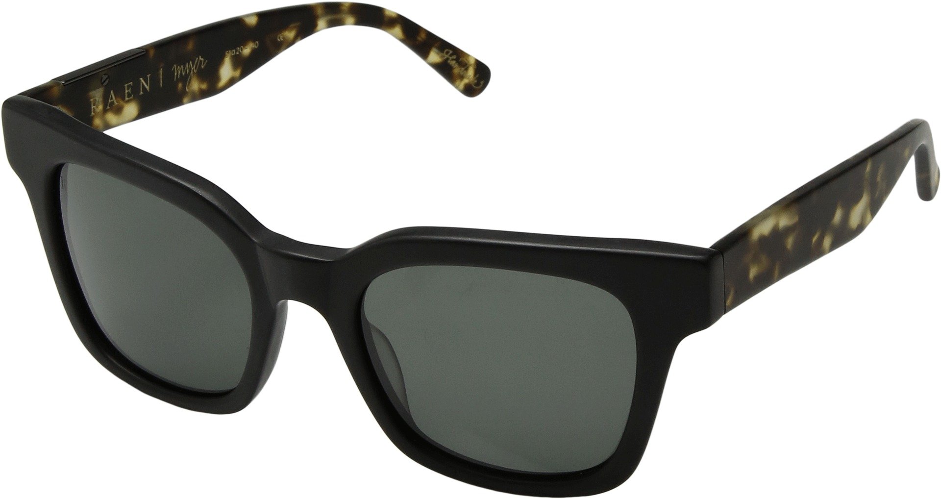 RAEN Optics Unisex Myer Matte Black/Matte Brindle Polarized Sunglasses - UV Protection, Lightweight & Stylish for Outdoor Activities, Beach, Driving & Fashion