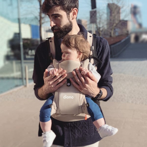 Diono Carus Complete 4-in-1 Baby Carrier with Detachable Backpack - Convertible Infant to Toddler Carrier for Hands-Free Parenting, Hiking & Travel