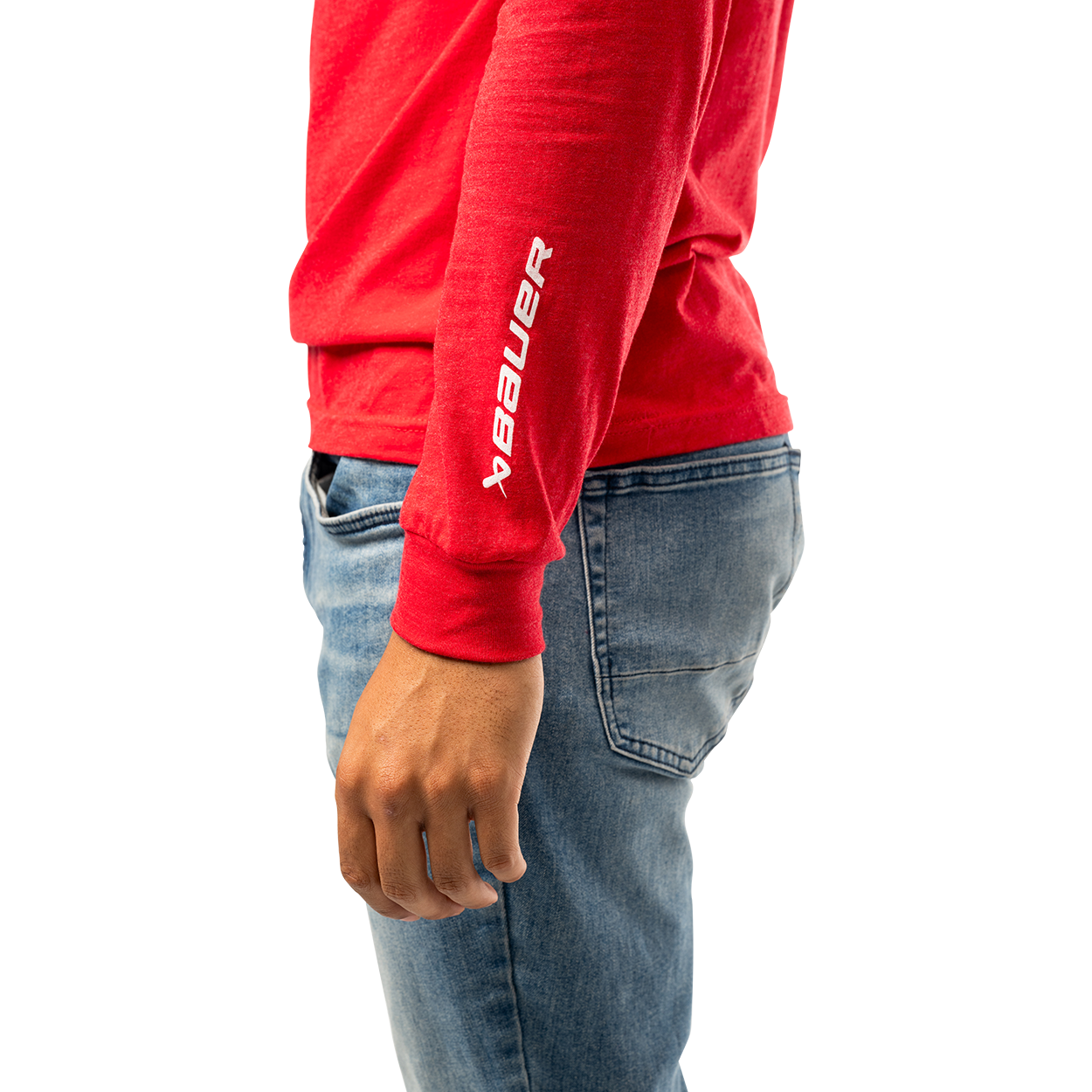 Bauer Hockey Canada Long Sleeve Graphic Tee for Men - Senior Hockey Jersey for Ice Hockey & Street Wear - Perfect for Games, Training & Casual Outfits