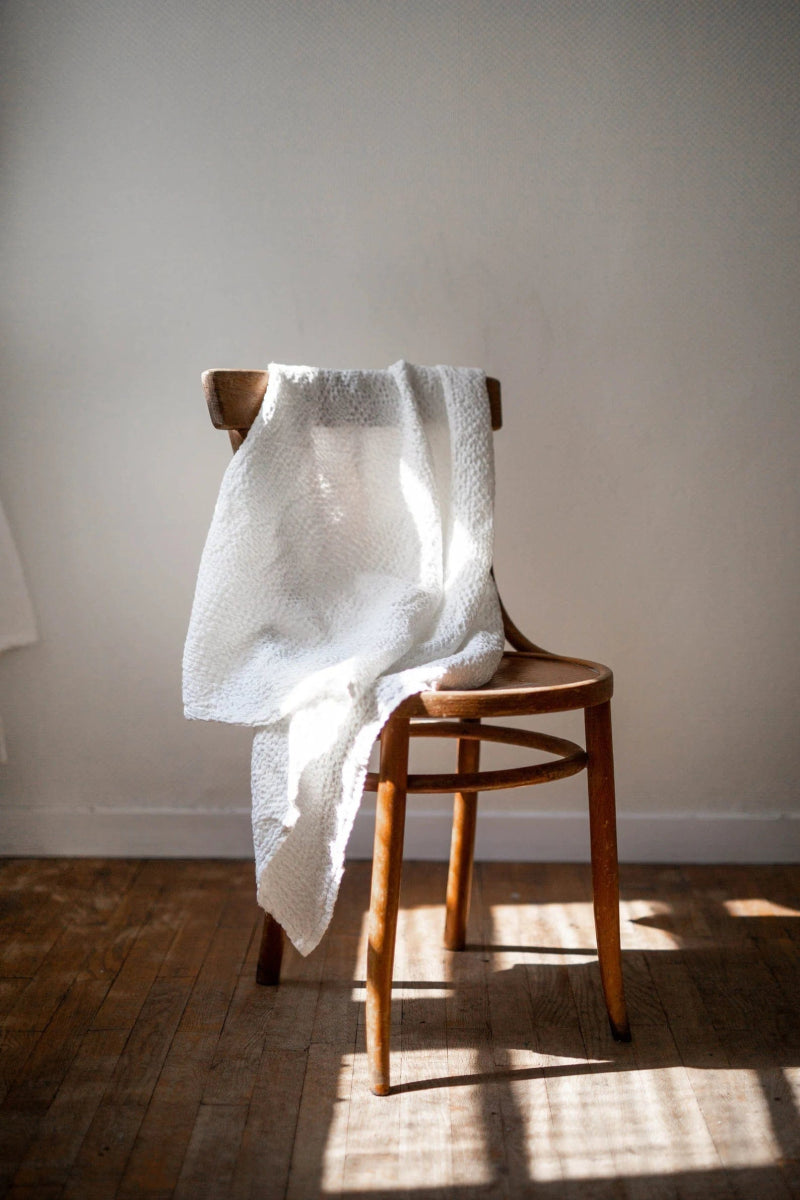 Premium Linen Waffle Hand Towels - Soft, Absorbent & Quick-Drying - Perfect for Kitchen, Bathroom & Spa Use