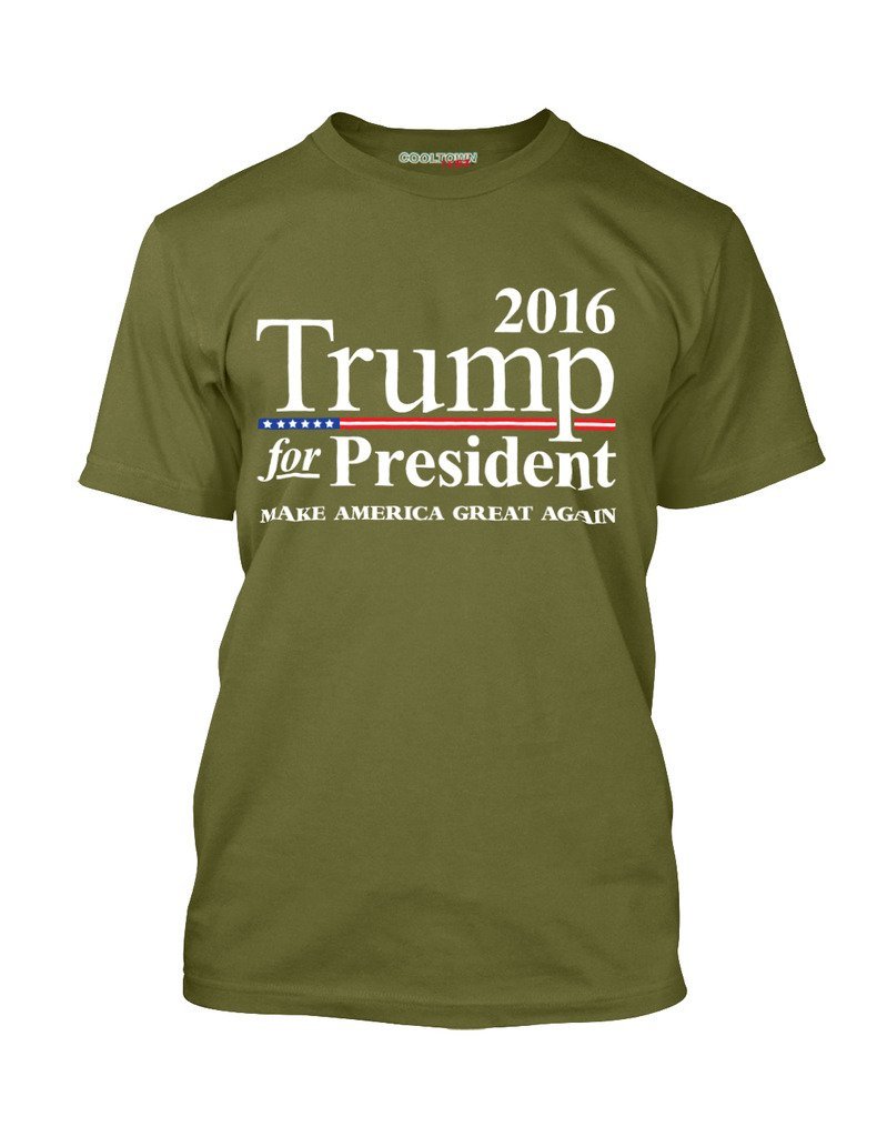 Trump Make America Great Again Dark Green T-Shirt - XL Size - Patriotic American Flag Tee for Men - Perfect for Political Rallies, 4th of July & Veterans Day