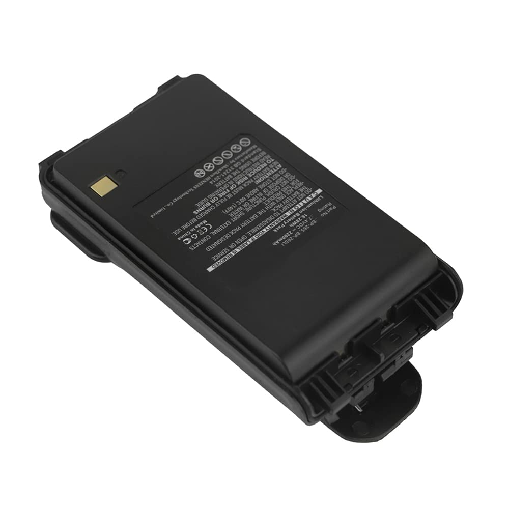 Synergy Digital 2-Way Radio Battery - 2200mAh Li-ion Replacement for Icom IC-F3108D & BP-265 | 7.4V High Capacity Battery for Long-Lasting Communication | Perfect for Security, Construction & Outdoor Adventures