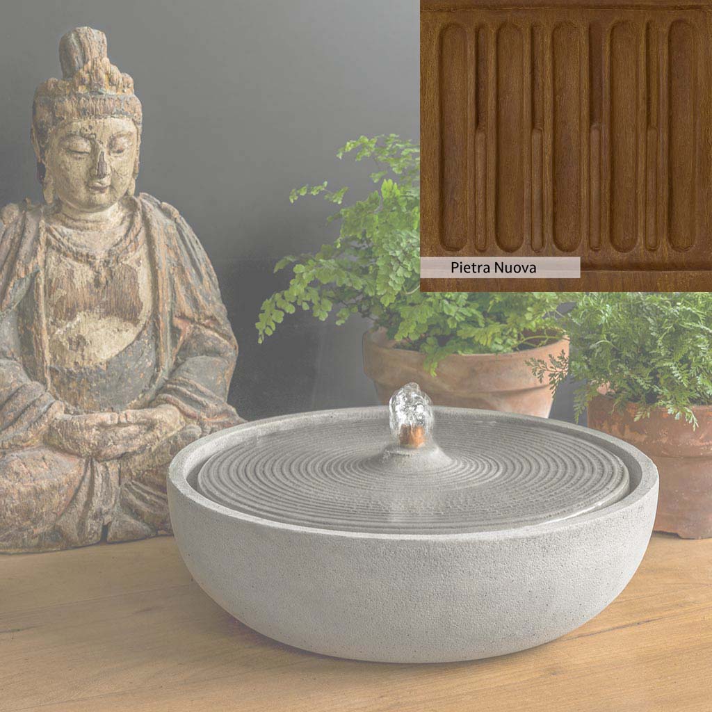 Campania International Ripple Fountain - Outdoor Garden Water Feature for Patio, Yard, and Landscape Decor | Relaxing Water Sounds for Backyard Oasis
