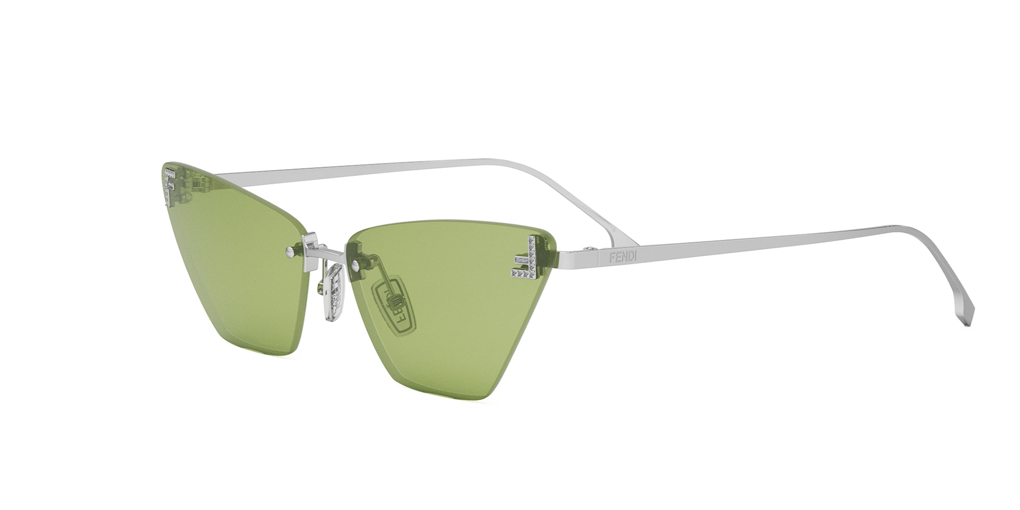 Fendi First Crystal FE4160US Women's Luxury Sunglasses - Stylish UV Protection for Fashion & Outdoor Activities