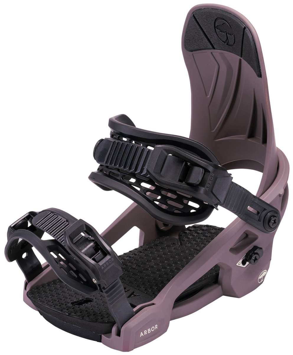 Arbor Women's Acacia Snowboard Bindings 2024 - Lightweight & Responsive for All-Mountain Riding - Perfect for Freestyle & Powder Snowboarding