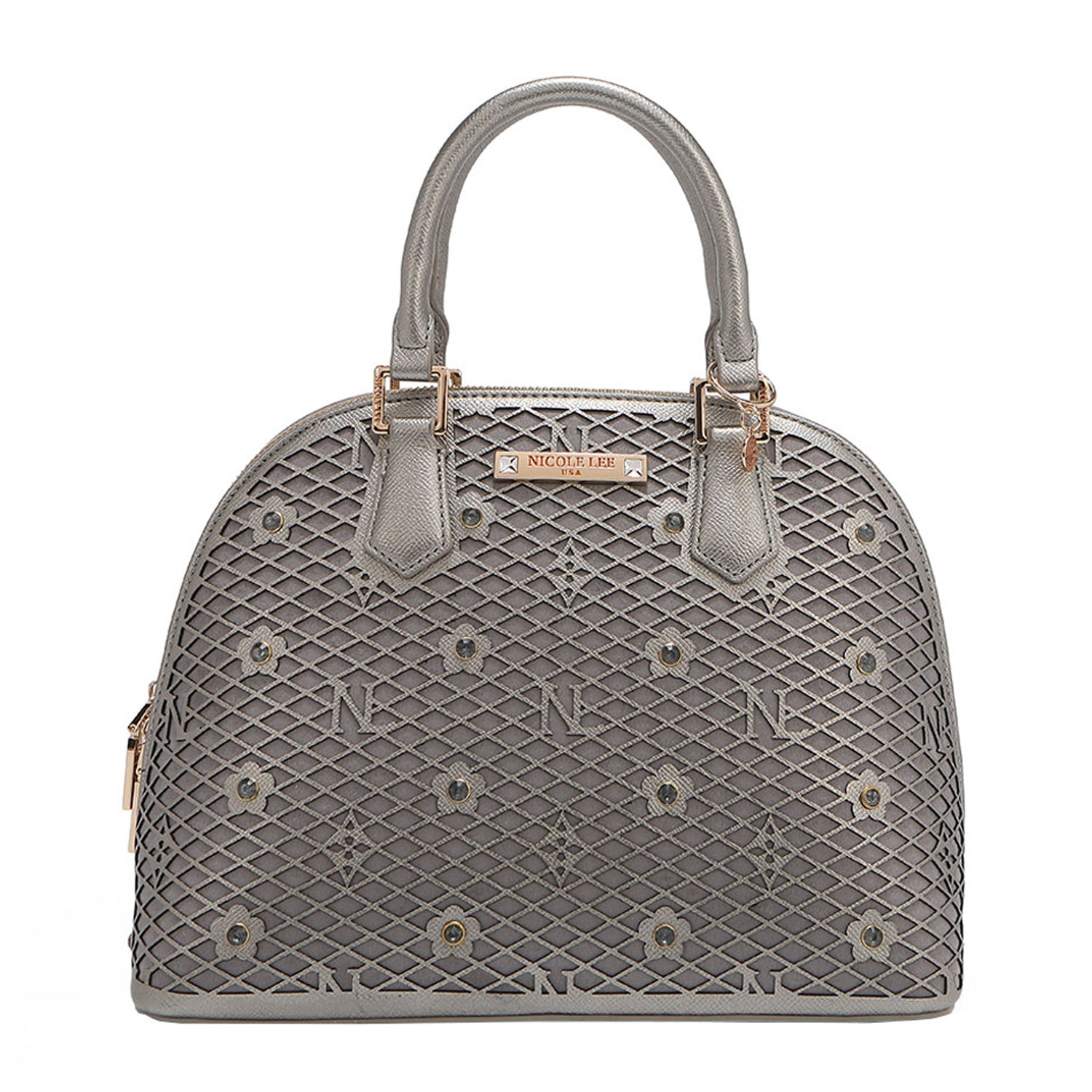 Gracie Dome Satchel Handbag for Women - Stylish Leather Crossbody Bag for Work, Travel & Everyday Use