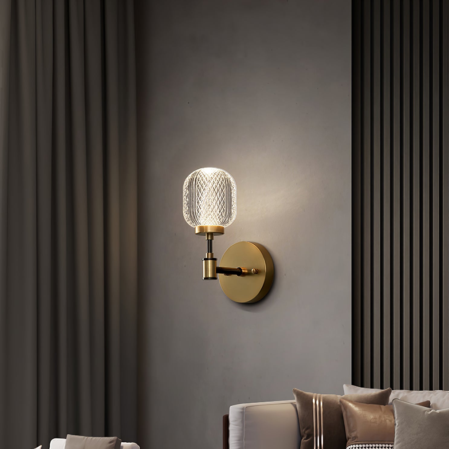 Modern Ari Wall Lamp - Sleek LED Sconce Lighting for Bedroom, Living Room & Hallway - Energy Efficient Indoor Wall Light Fixture