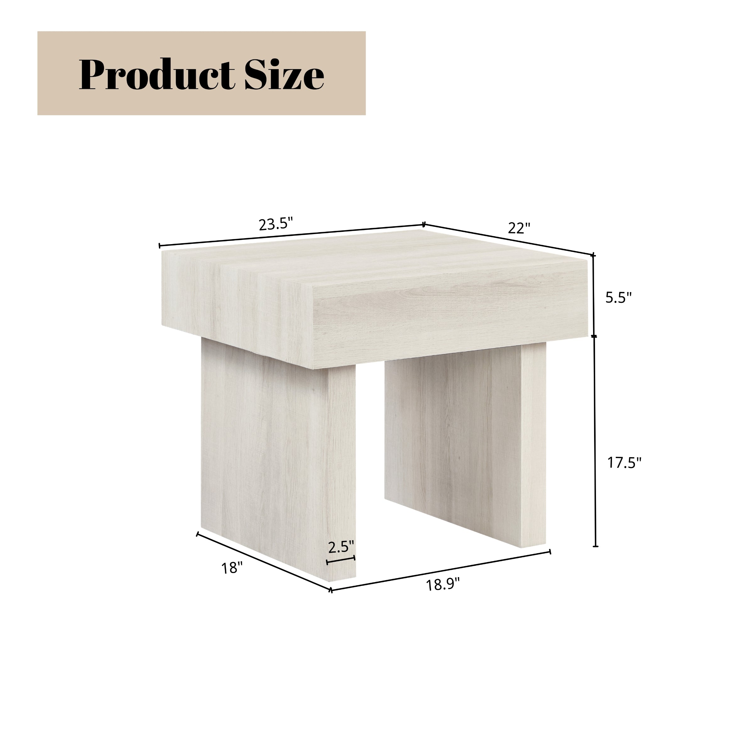 Roundhill Furniture Athens 3-Piece Modern Accent Coffee Table Set with 2 End Tables - Perfect for Living Room, Lounge & Home Decor