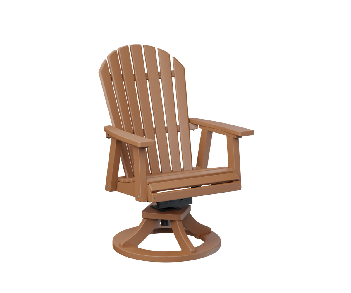 Berlin Gardens Comfo Back Swivel Rocker Dining Chair - Ergonomic Outdoor Patio Furniture for Relaxing & Dining - Perfect for Backyard, Garden, Poolside & Deck Use