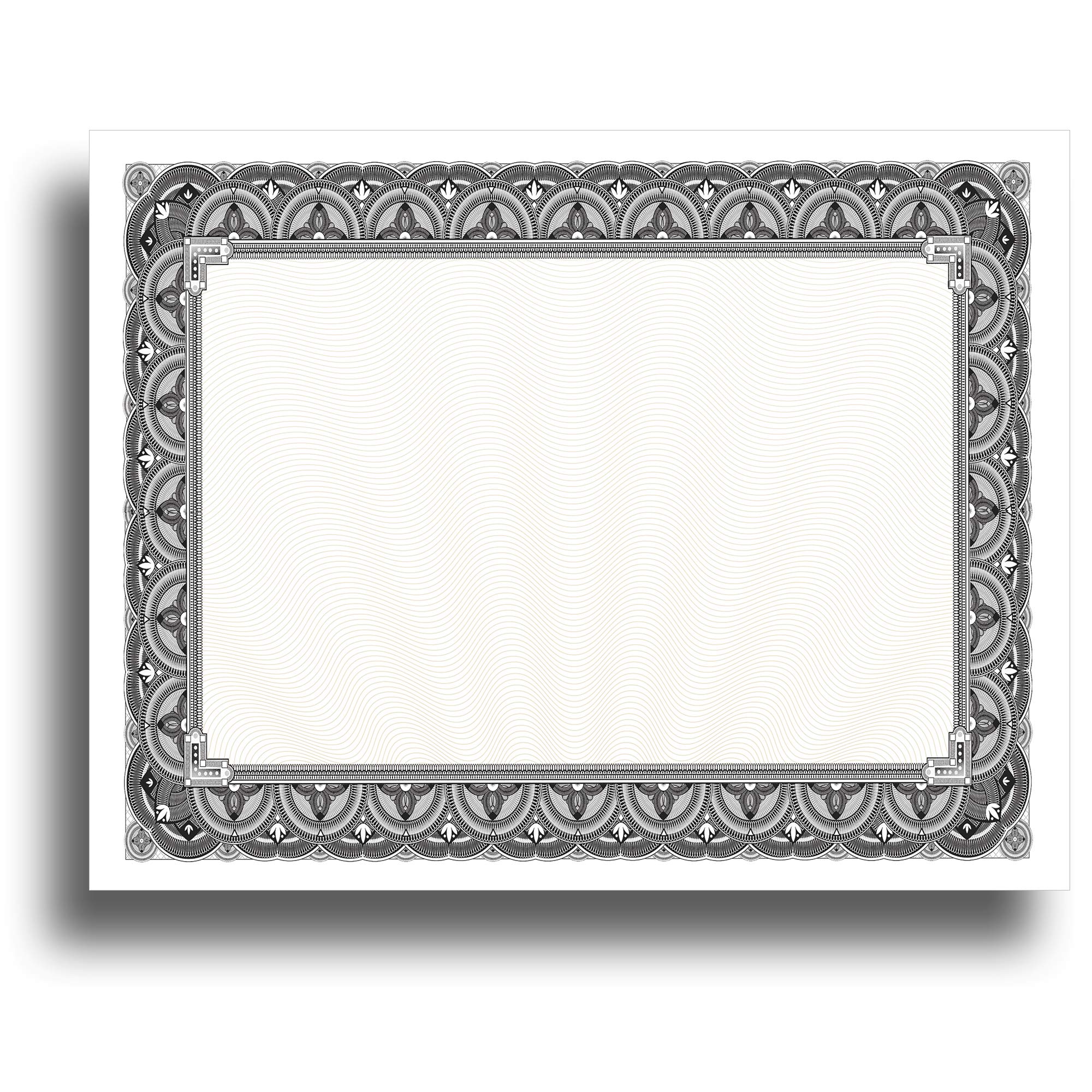 Premium Heavyweight Thick Blank Certificate Paper - 100 Sheets (8.5