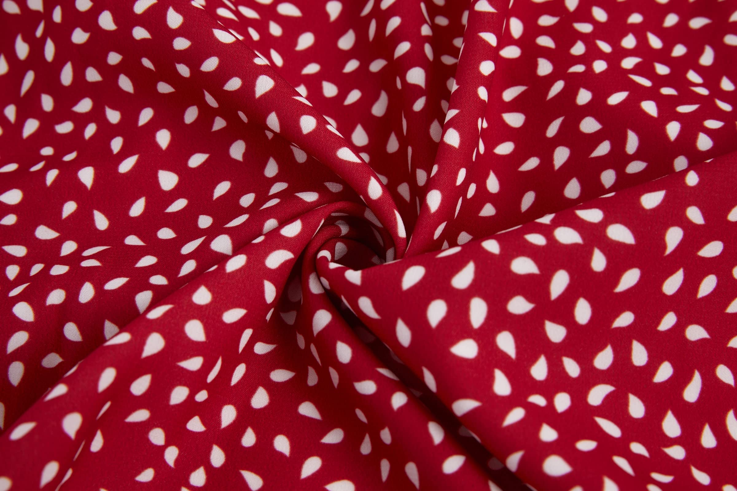Sexy Floral Mini Dress for Women - V Neck Ruffled Flutter Sleeve Polka Dot Summer Dress | Perfect for Beach Vacations, Date Nights & Summer Parties