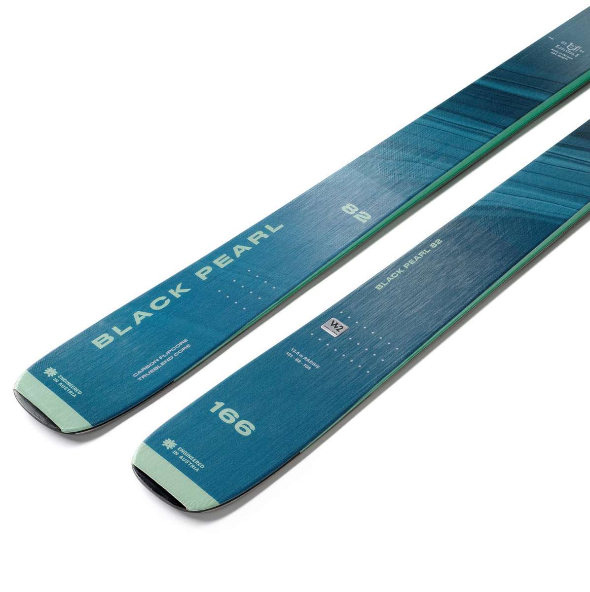 Blizzard Women's Black Pearl 82 All-Mountain Skis 2024 - Perfect for Groomed Runs & Powder Days | Best Women's Skis for Intermediate to Advanced Skiers