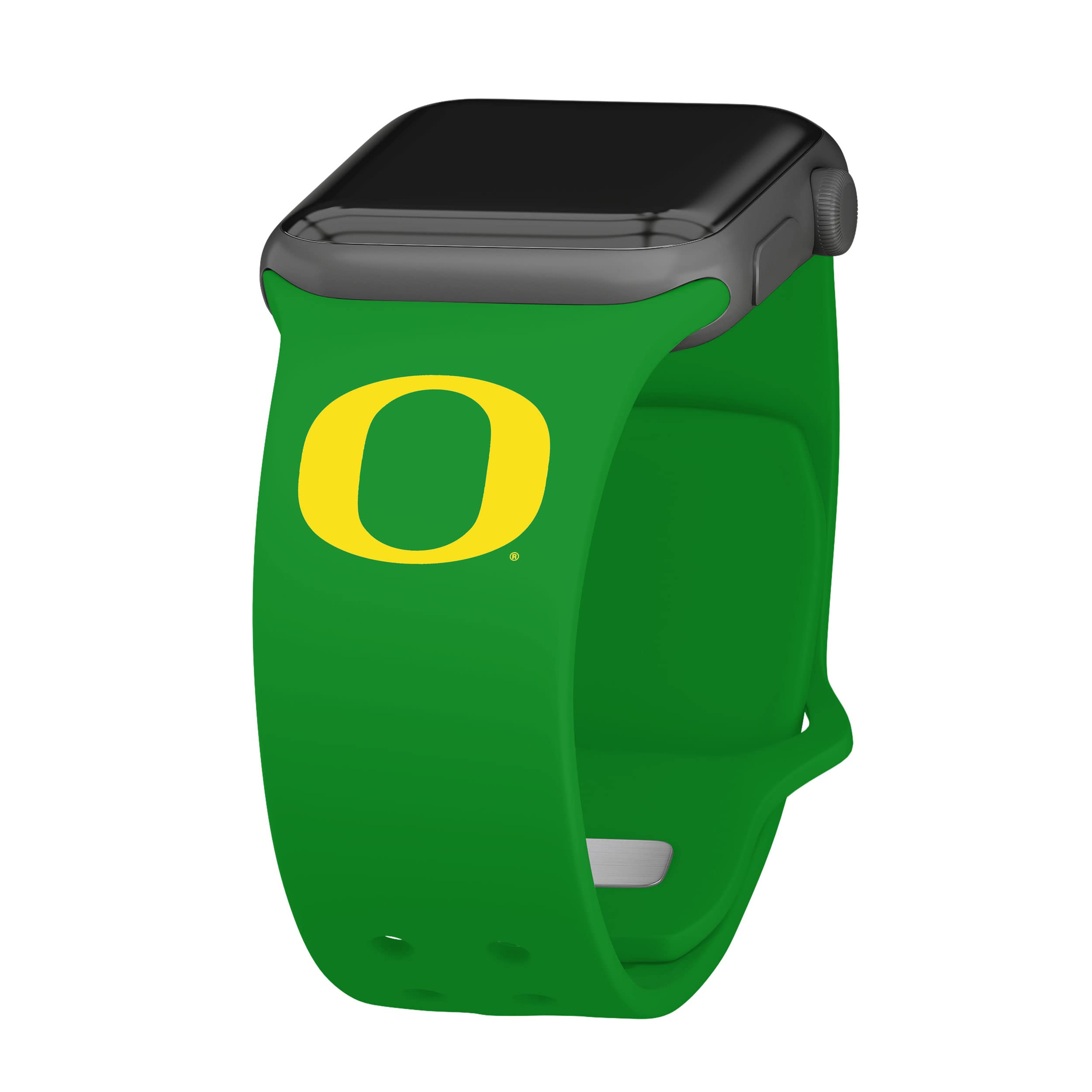 Oregon Ducks Silicone Sport Band for Apple Watch - Durable, Comfortable & Stylish Wristband for Workouts, Running & Daily Wear