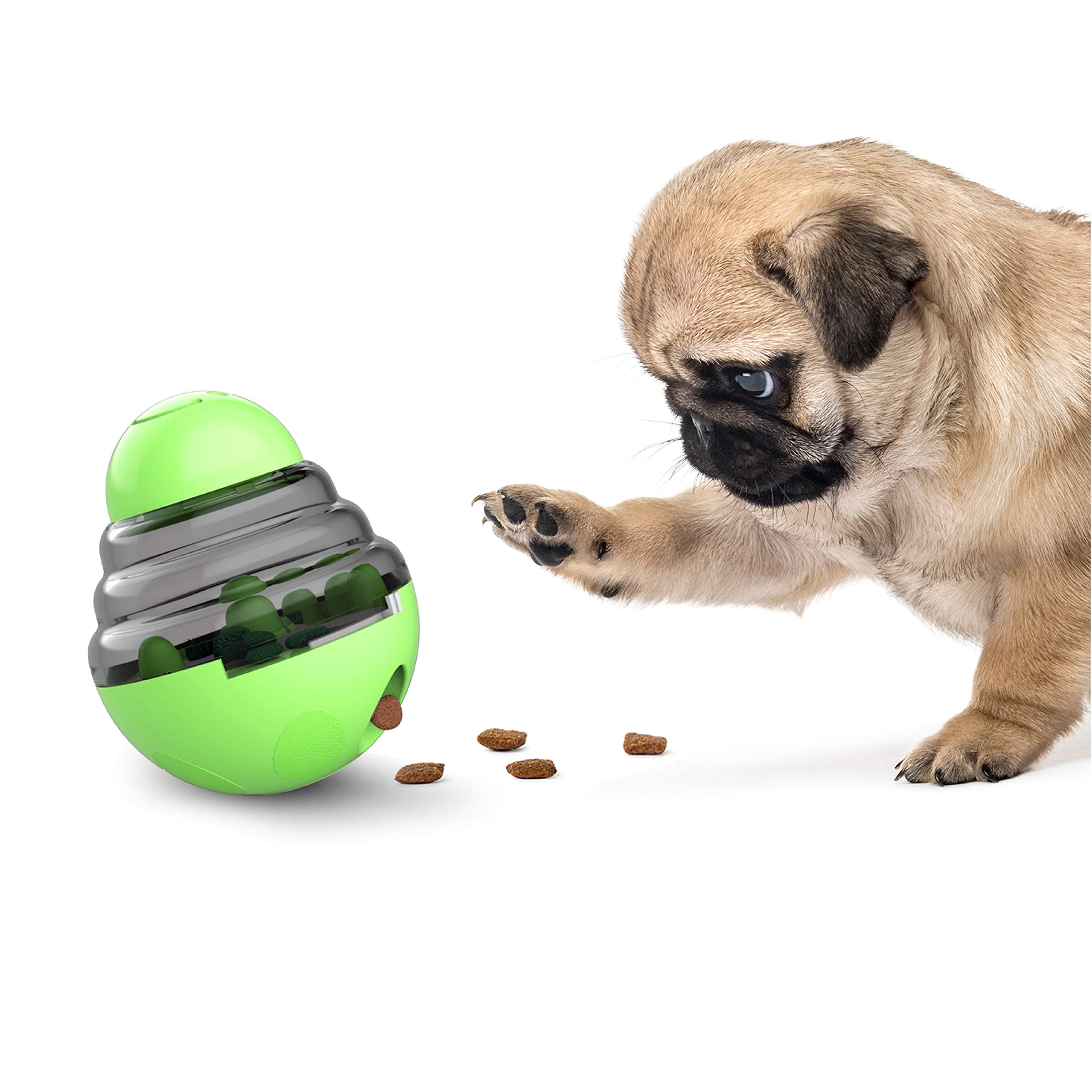 AnyPet Interactive Dog Treat Ball - Slow Feeder Puzzle Toy for Small & Large Dogs - Fun Mental Stimulation & Portion Control - Perfect for Indoor Play, Training & Boredom Relief