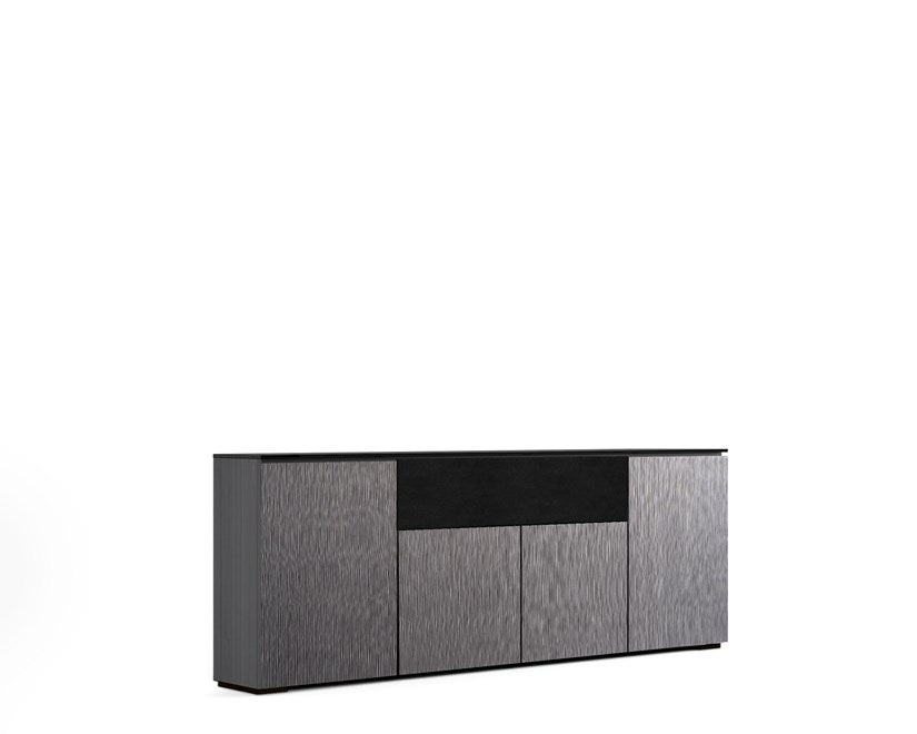 Salamander Designs Seattle Chameleon Low Profile 345 Audio Cabinet - Modern TV Stand for Living Room, Home Theater & Entertainment Center - Perfect for 65