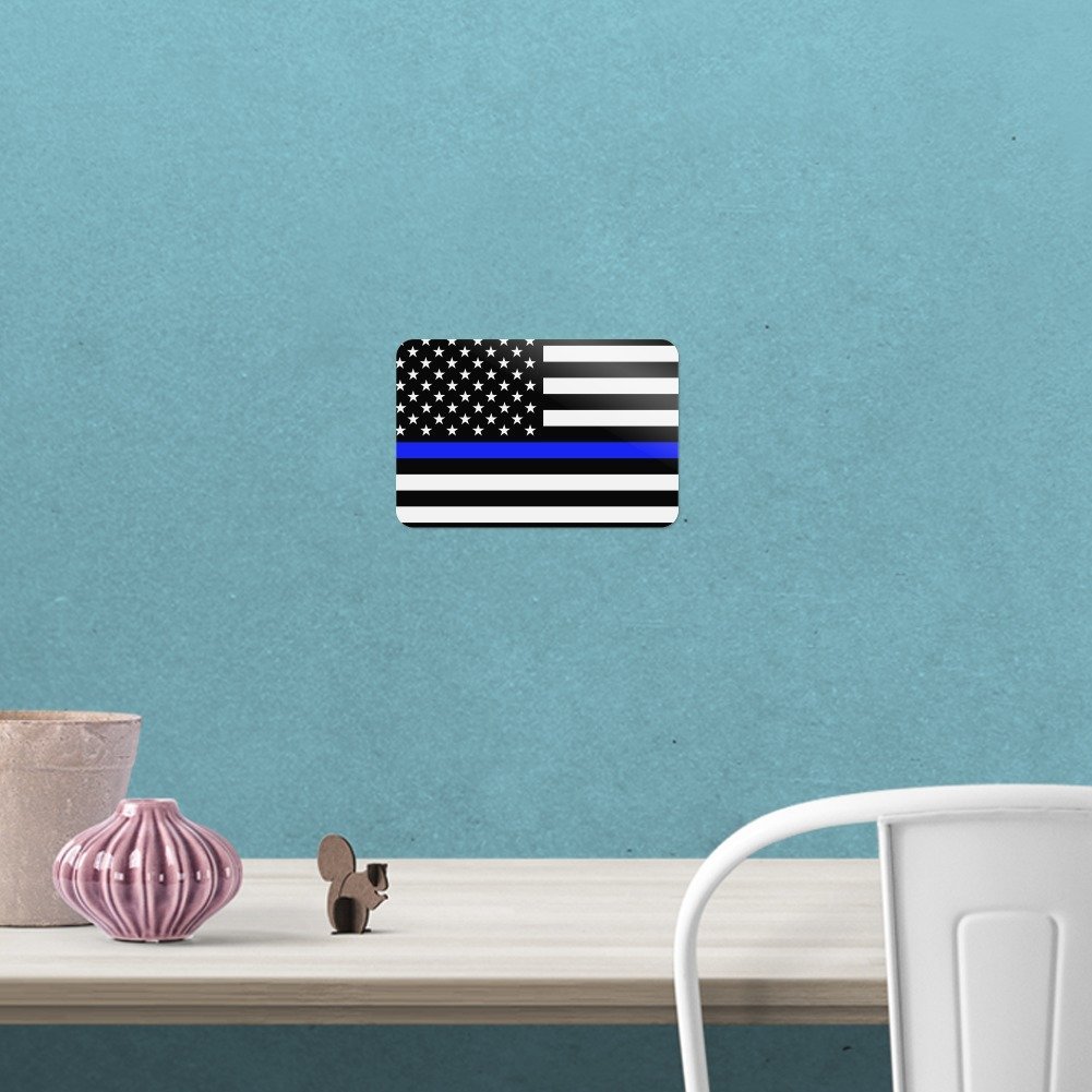 Thin Blue Line American Flag Sign - Patriotic Wall Decor for Home, Office & Business | Perfect for Law Enforcement Support & Patriotic Displays