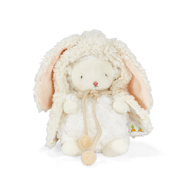 Kiddo's Closet Bunny Cape - Soft Cream Baby Hooded Cape for Easter & Photo Shoots - Perfect for Newborn Photoshoots, Easter Bunny Costume, and Spring Baby Outfits