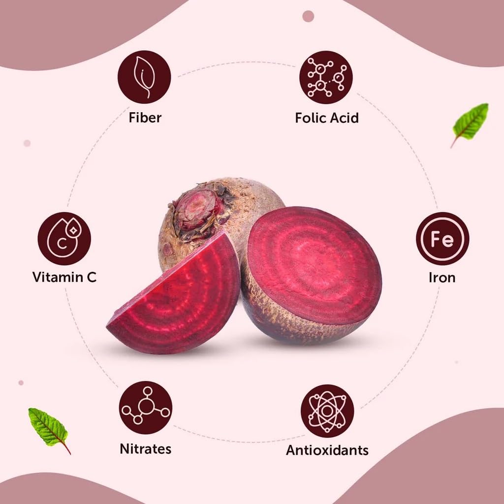 100% Pure Natural Beetroot Powder for Skin Brightening - Glowing Face, Rosy Cheeks & Healthy Pinkish Skin | Organic Face Pack in Eco-Friendly Paper Pouch (100g) | Perfect for DIY Skincare & Natural Beauty Routines
