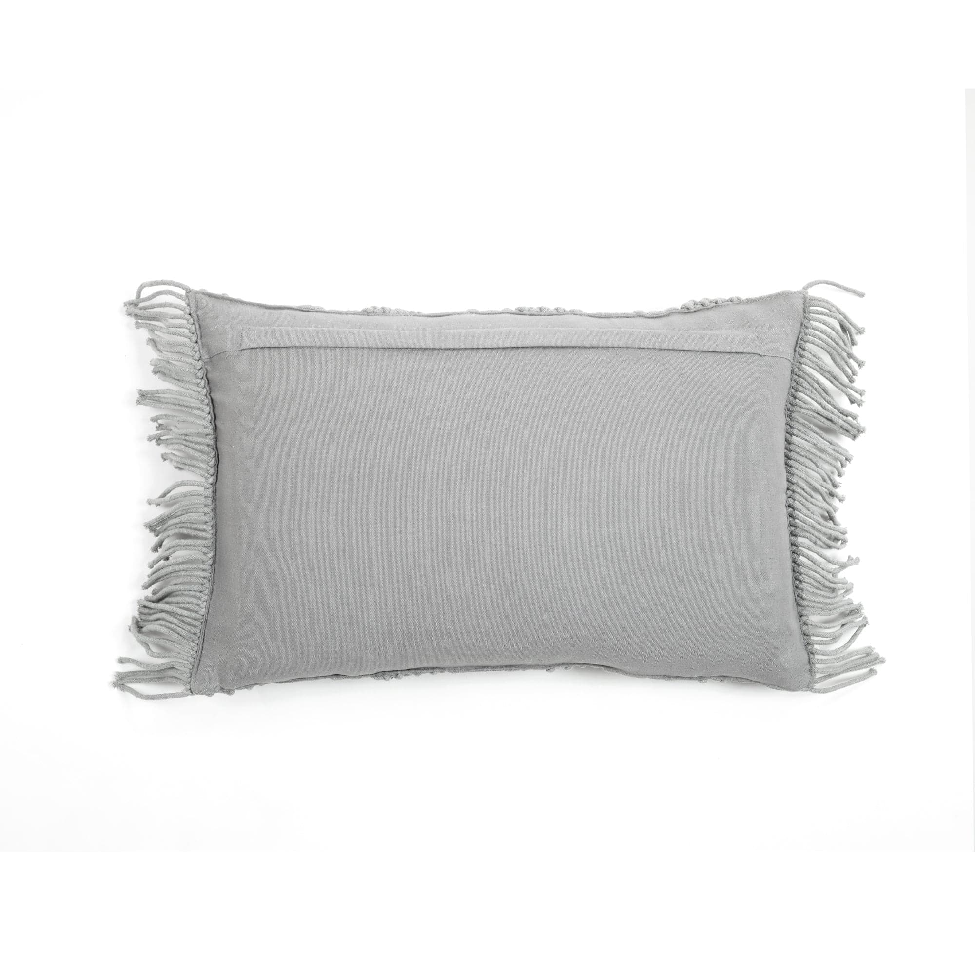 Bohemian Chevron Macrame Pillow Cover - Handmade Cotton Decorative Throw Pillow Case for Living Room, Bedroom, and Sofa - Perfect for Home Decor and Cozy Spaces