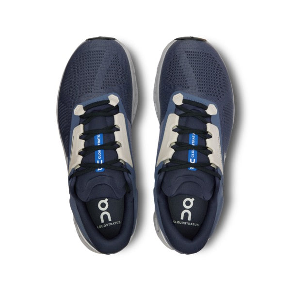 Men's Cloudstratus 3 Running Shoes - Metal/Glacier Color | Lightweight Cushioned Sneakers for Men | Perfect for Road Running, Jogging & Gym Workouts
