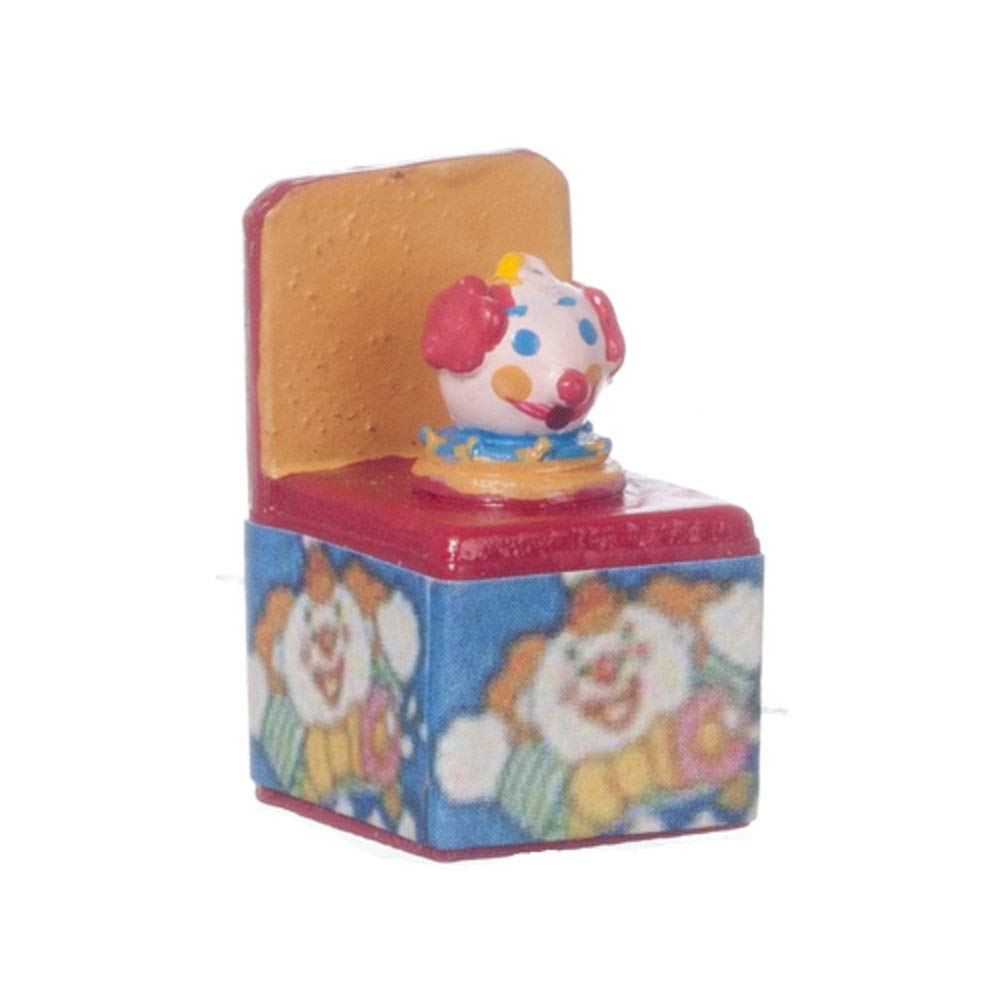 International Miniatures Dollhouse Miniature Jack in The Box Toy - Perfect for Dollhouse Decor, Miniature Collections & Gift Giving