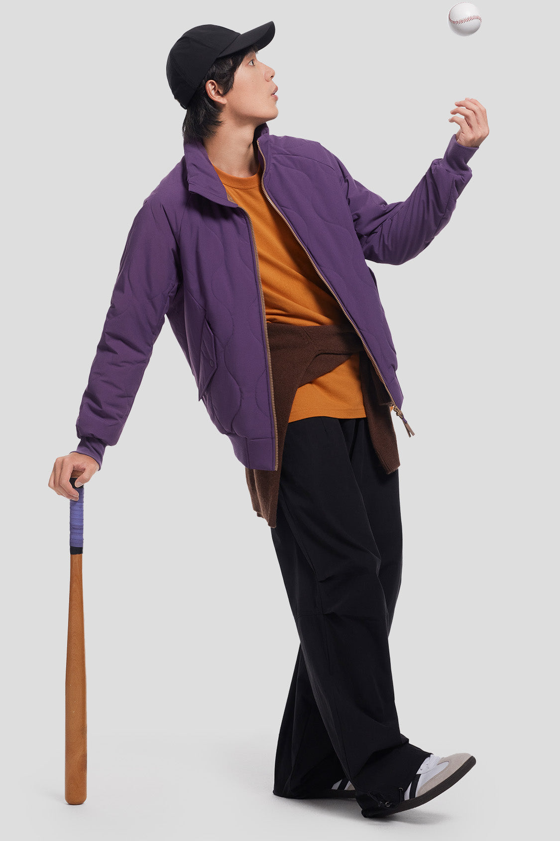 AeroLite Men's Lightweight Bomber Jacket - Windproof & Breathable Outerwear for Casual Wear, Travel & Outdoor Activities