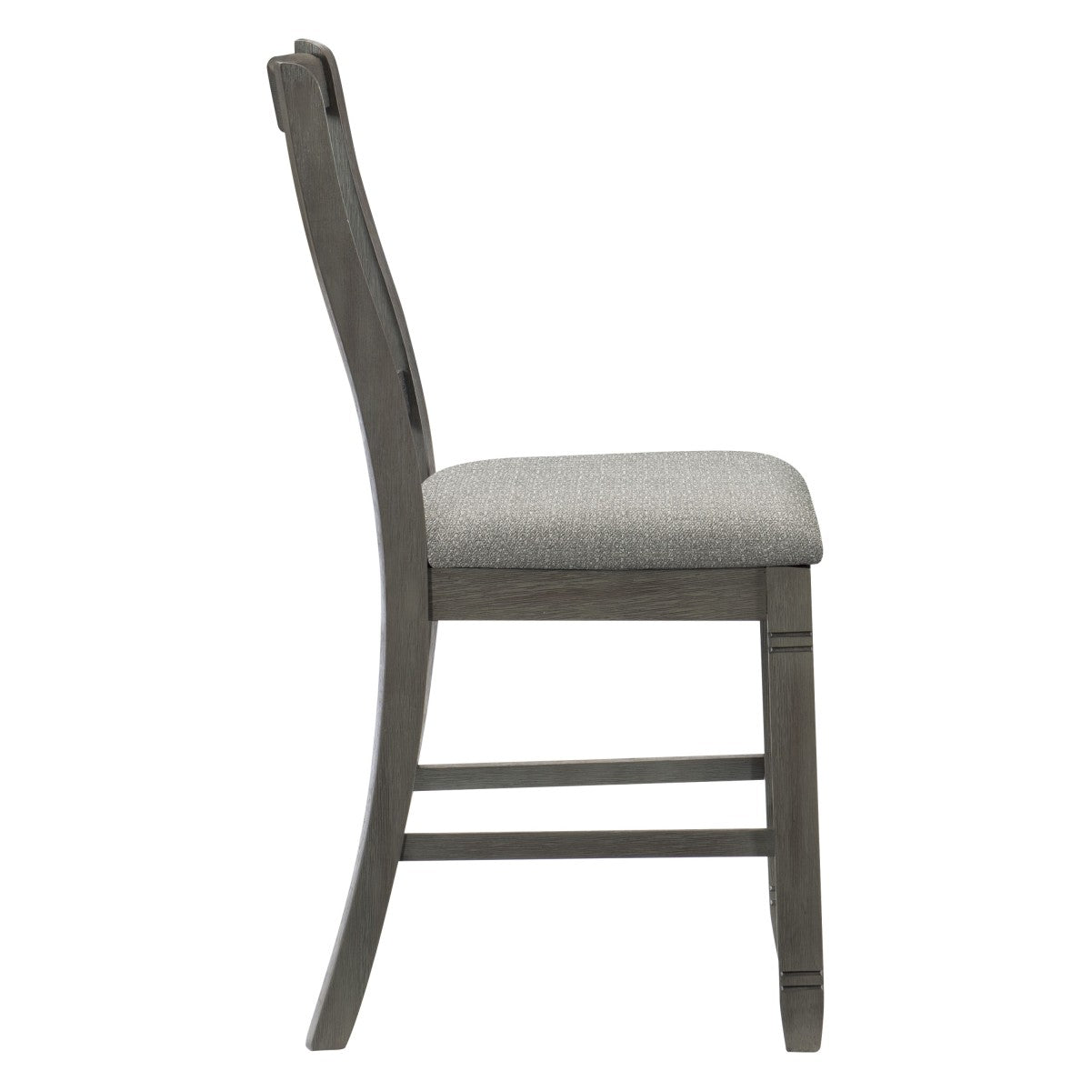 Granby Grey Counter Height Bar Stools Set of 2 - Modern Kitchen Island Chairs for Dining & Entertaining - Durable & Comfortable Counter Stools for Home, Cafe, or Restaurant Use