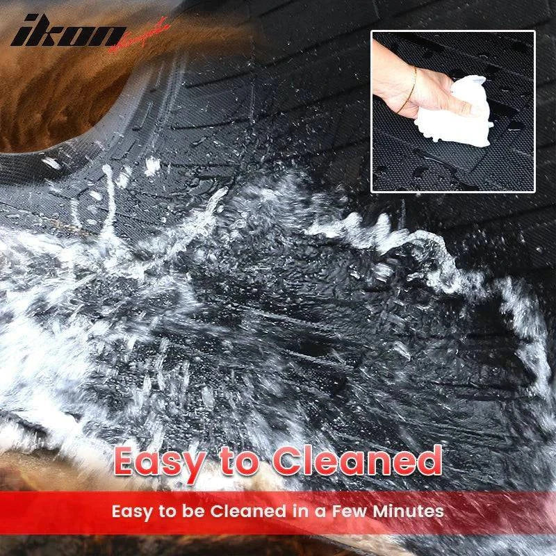 IKON Heavy Duty 3D TPE Trunk Mat Compatible with 2019-2024 Toyota RAV4 (Excluding Prime) - Durable Cargo Liner for Rear Cargo Protection | Perfect for Road Trips, Grocery Hauling & Pet Transport