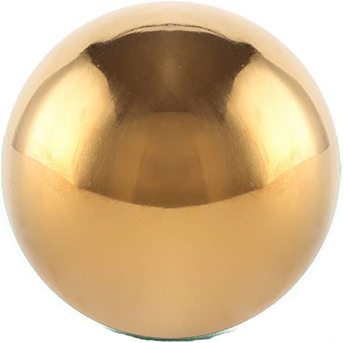 BZZBZZ Stainless Steel Hollow Mirror Ball - Polished Reflective Gazing Sphere for Home & Garden Decoration | Perfect for Outdoor Parties, Wedding Centerpieces & Landscape Design