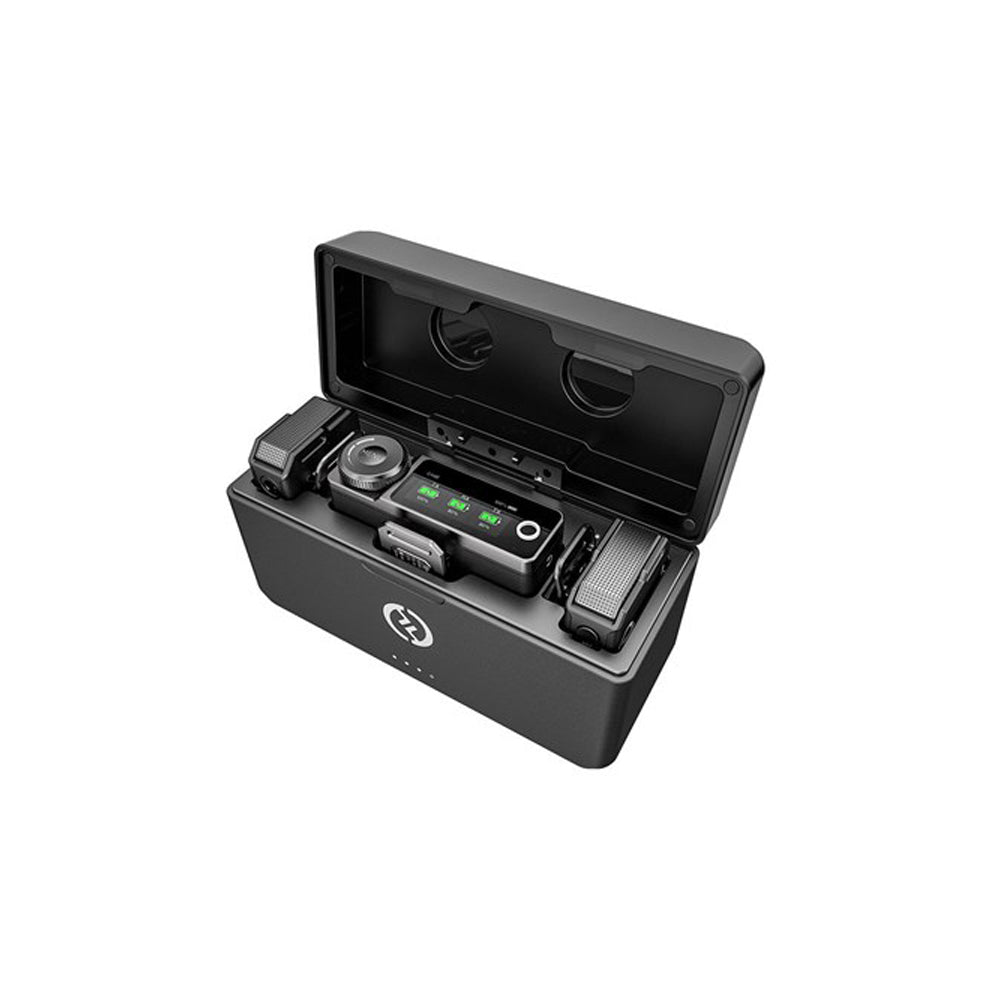 Lark Max All-in-One Wireless Microphone System with 2 Lavalier Mics - Professional-Grade Audio for YouTube, Vlogging, Podcasting & Live Streaming
