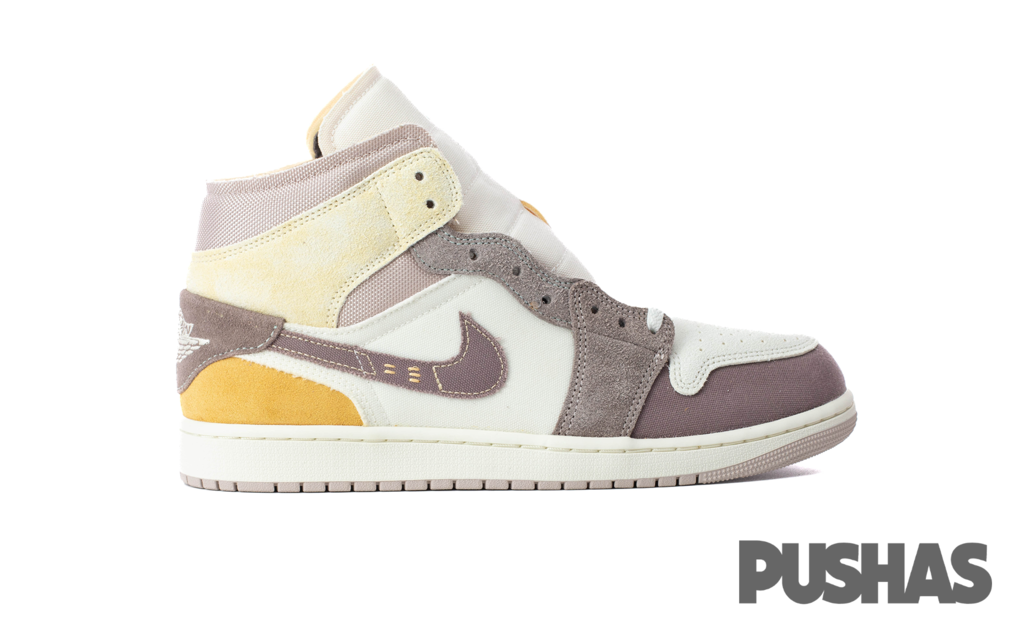 Air Jordan 1 Mid SE Craft 'Taupe Haze' Sneakers (2023) - Men's Basketball Shoes for Casual Wear & Street Fashion
