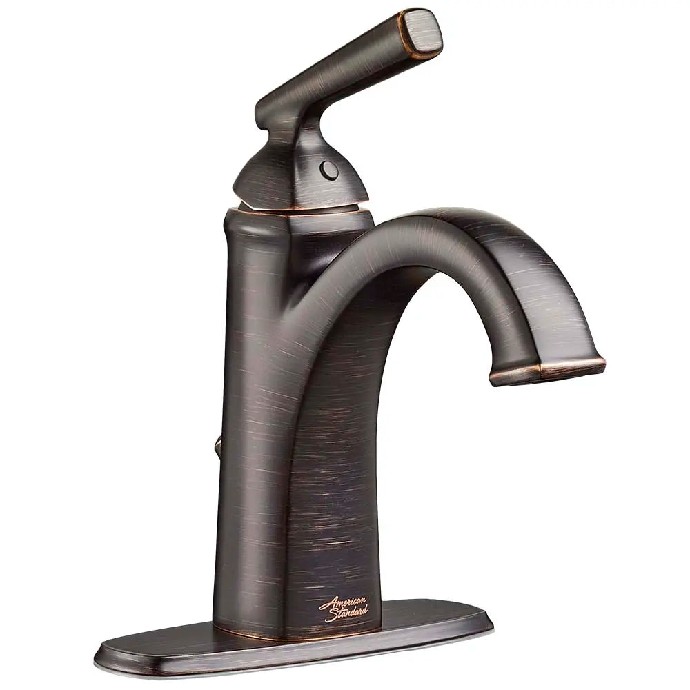 Edgemere® Single Hole Bathroom Faucet with Lever Handle - 1.2 GPM/4.5 LPM Low Flow Water-Saving Design - Perfect for Small Bathrooms, Powder Rooms & Vanities